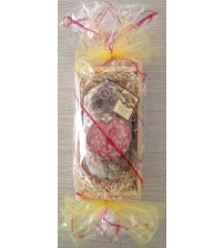 Sopressa Valligiana Family with Garlic 1,0 Kg. vacuum packed in a wooden box