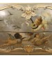 Italian dresser painted with angels and signed by Luigi Morgari