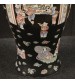 Chinese vase in chiseled and painted ceramic