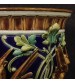 French vase in glazed and painted ceramic in Art Nouveau style
